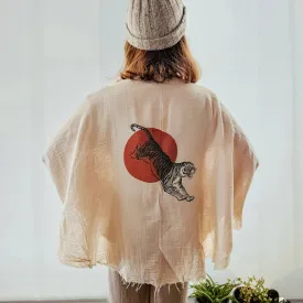 Sun & Tiger Robe Kimono