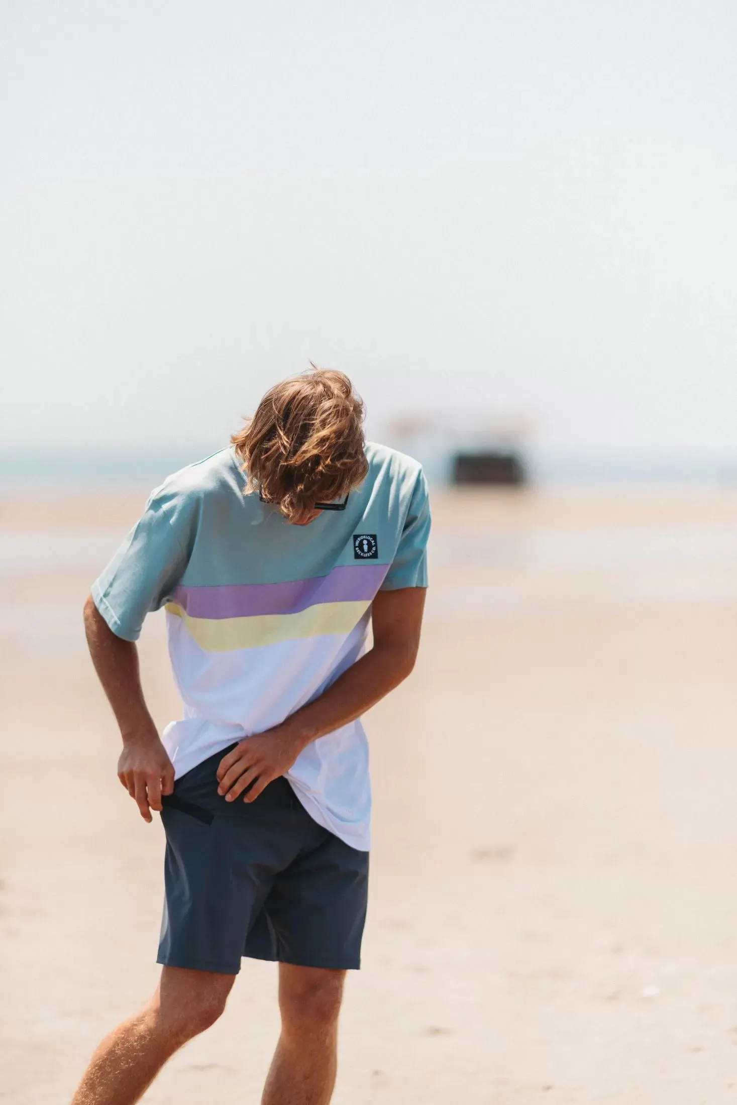THE ONE BASIC GREY BOARDSHORTS