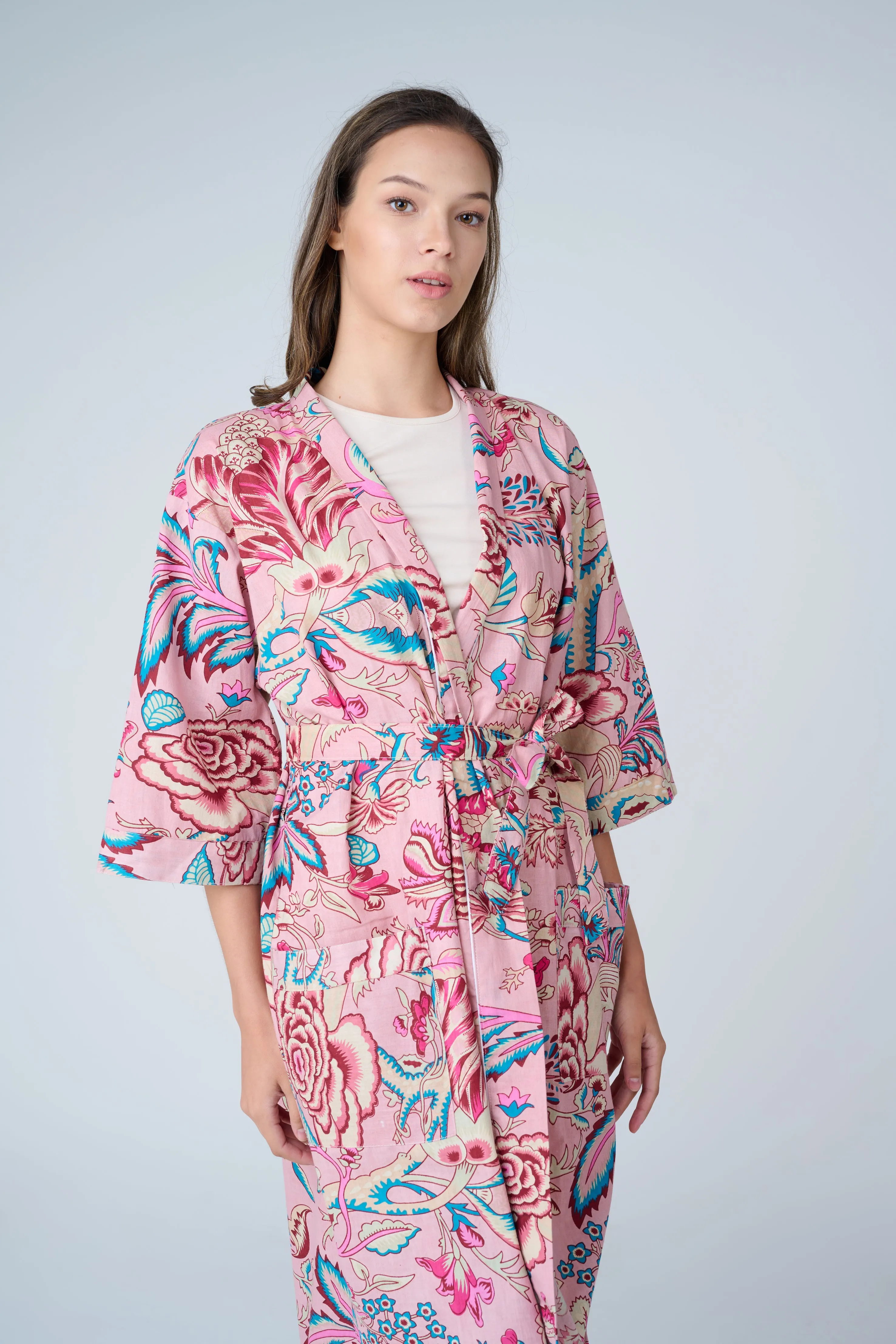 The Softest Cotton Kimono Robe