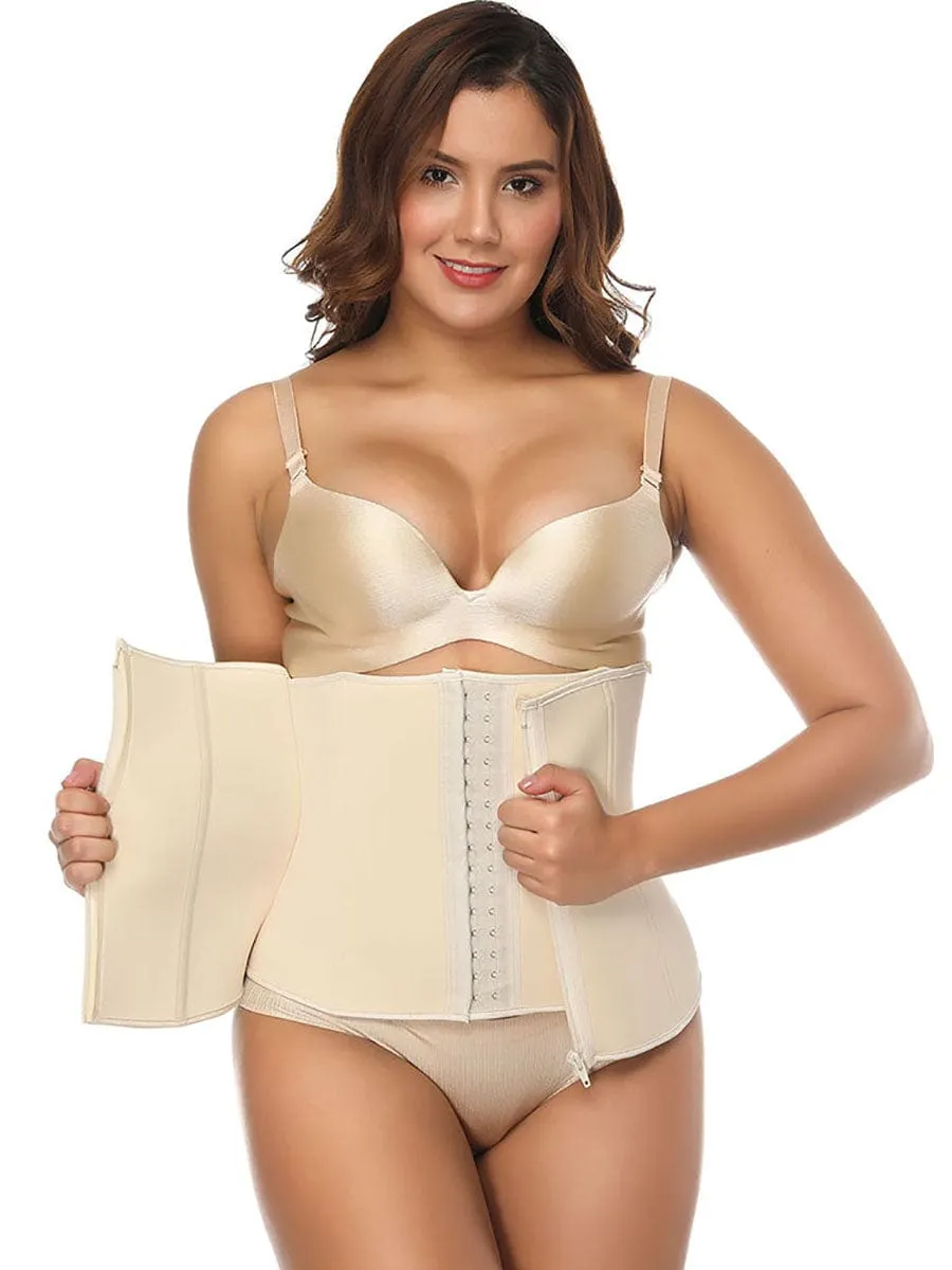 Tummy Controlling Waist Trainer w/ Double Layer Zipper