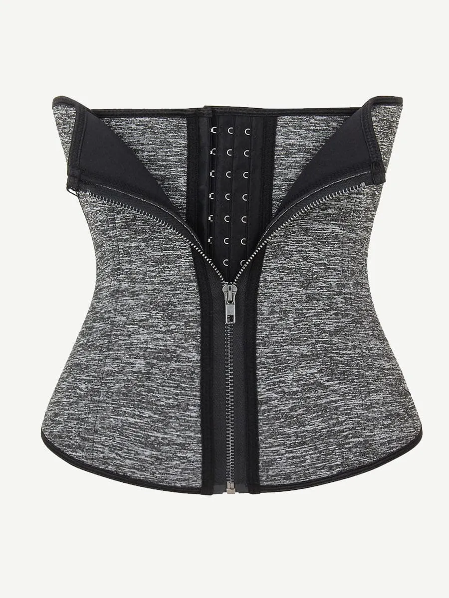 Tummy Controlling Waist Trainer w/ Double Layer Zipper