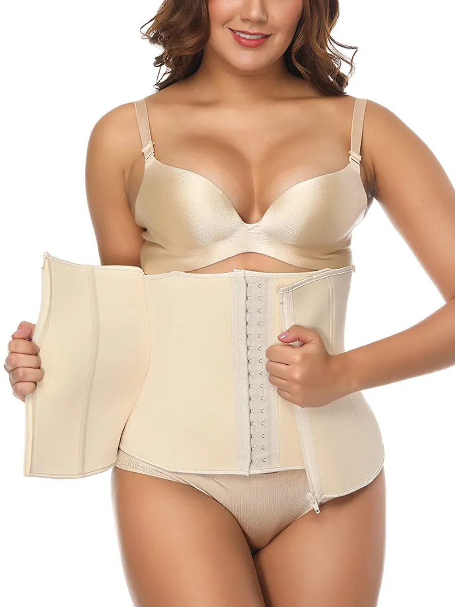 Tummy Controlling Waist Trainer w/ Double Layer Zipper