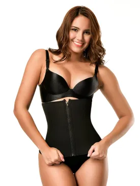 Tummy Controlling Waist Trainer w/ Double Layer Zipper