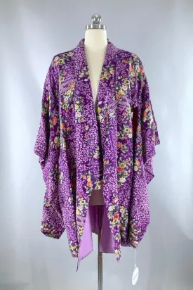 Vintage 1920s Silk Kimono Cardigan