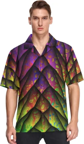 visesunny Mens Casual Button Down Short Sleeve Hawaiian Shirt Aloha Shirt