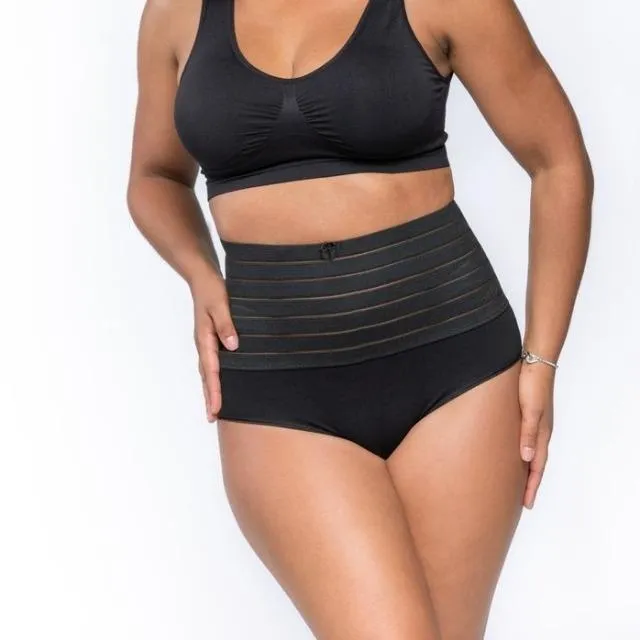 Women High Waist Shaping Brief With Waist Bands