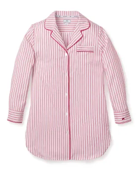 Women's Nightshirt | Antique Red Ticking